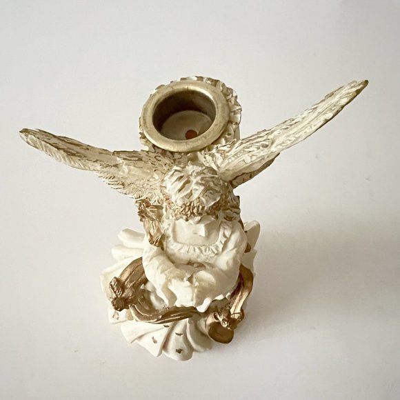 Vintage Traditional Angel Praying Figurine Candle Holder - Picture 15 of 15